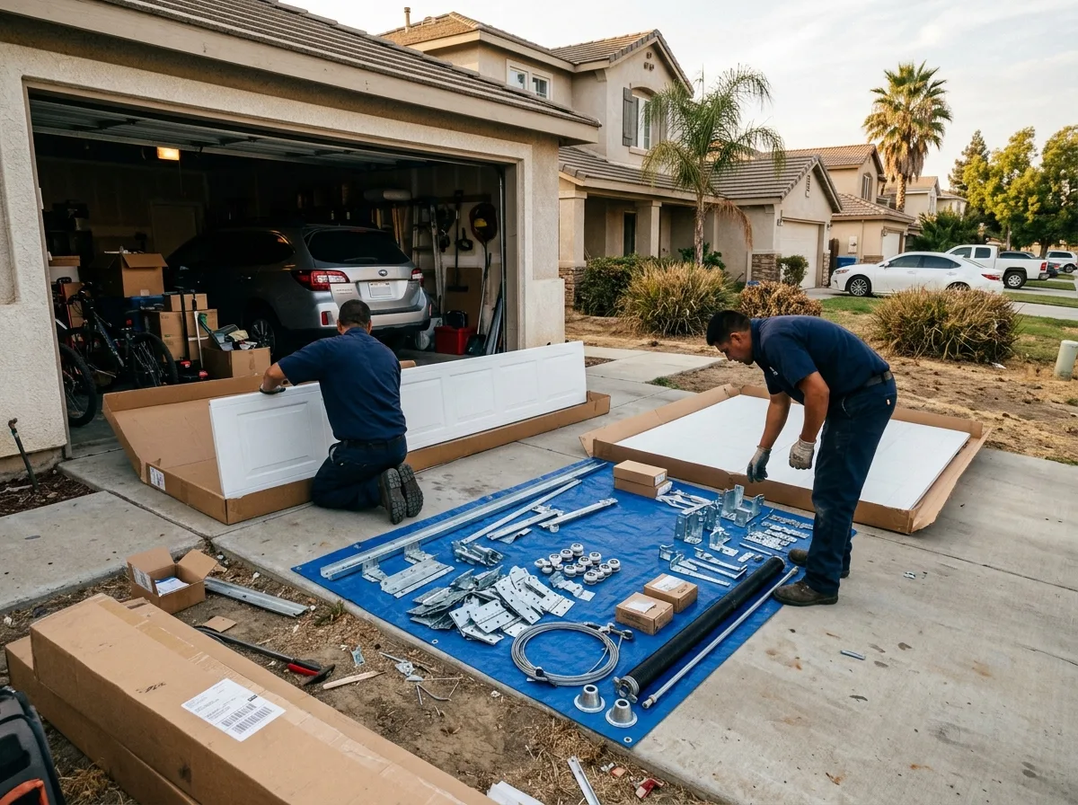 Garage Door Installation work in the Central Valley