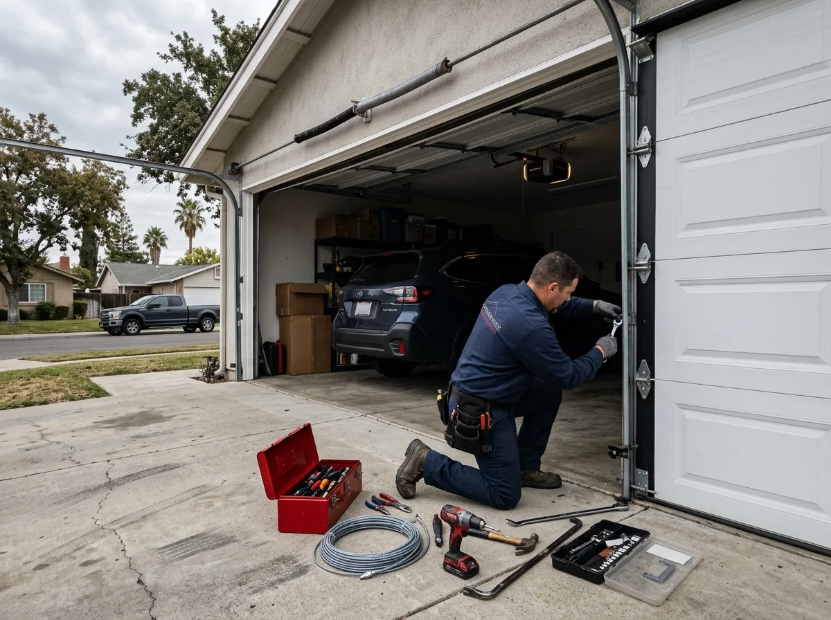 Garage Door Opener Repair — Top Garage Doors Repair Fresno