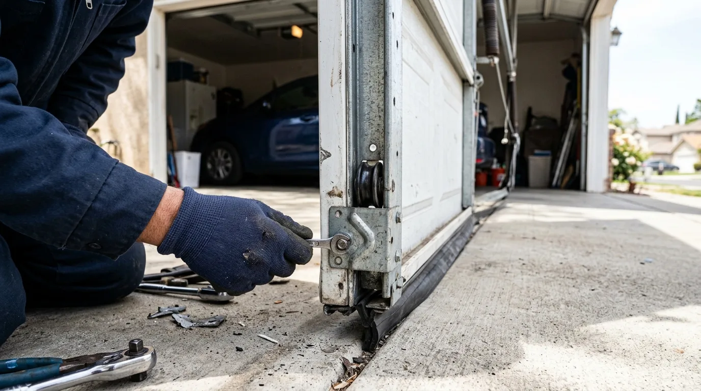 Garage door opener service — professional equipment installation